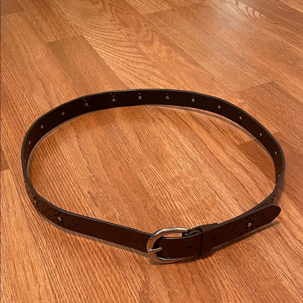 Genuine Leather Brown Leather Belt
